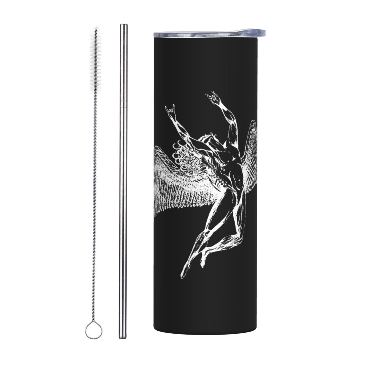 이카루스가 뿔을 던지다 - 흰색 이카루스 디자인, 아래 - Tumbler 20Oz White 리뷰 및 가격